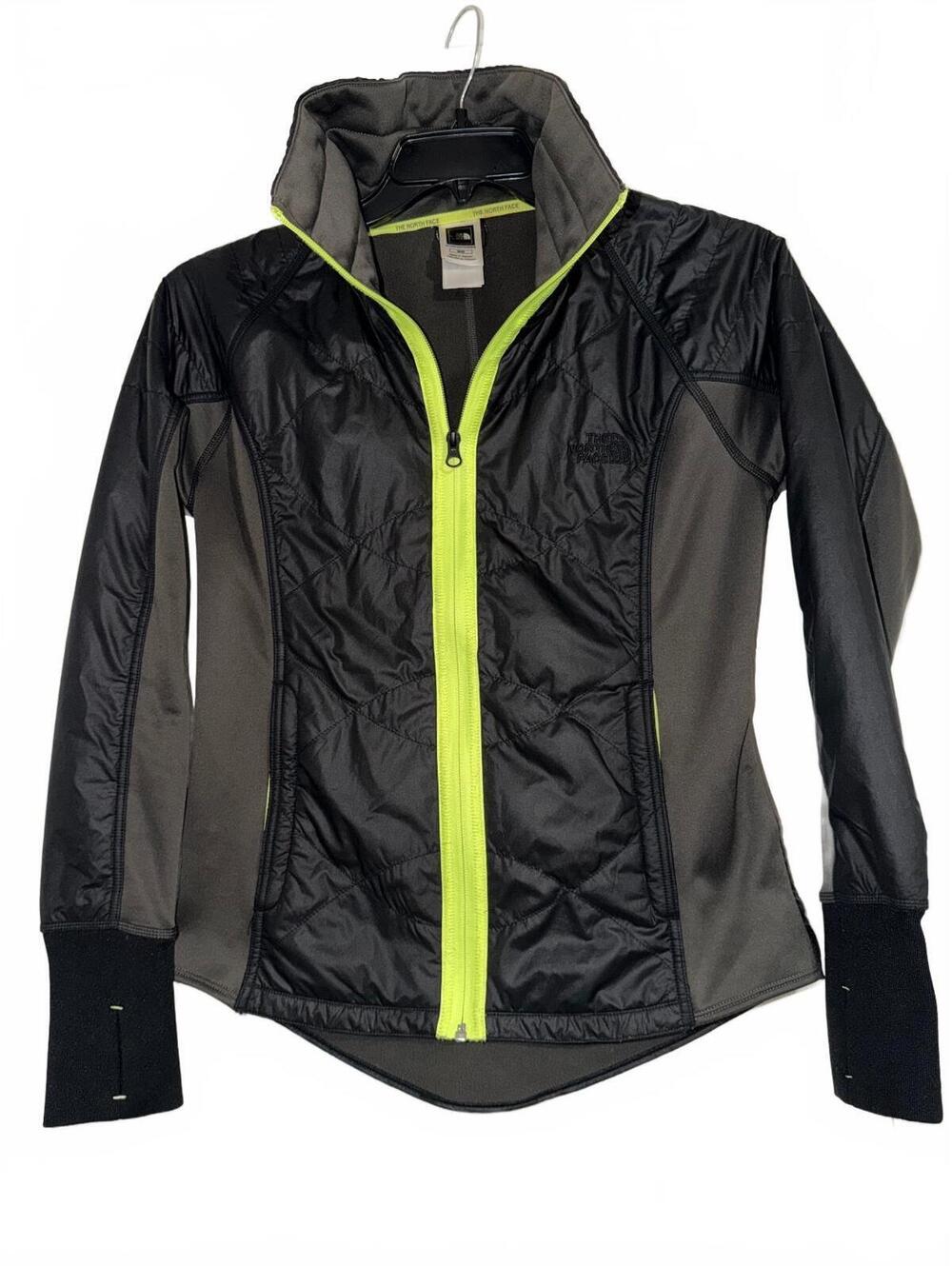 The North Face Women's Medium Hybrid Fleece Jacket with Quilted Panels and Thumb